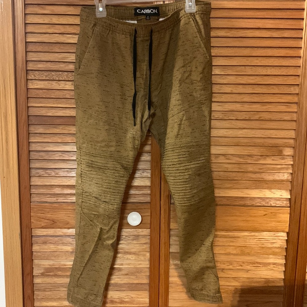 Carbon Khaki Jogger Sweatpants (Size S)